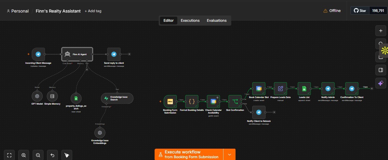n8n workflow screenshot